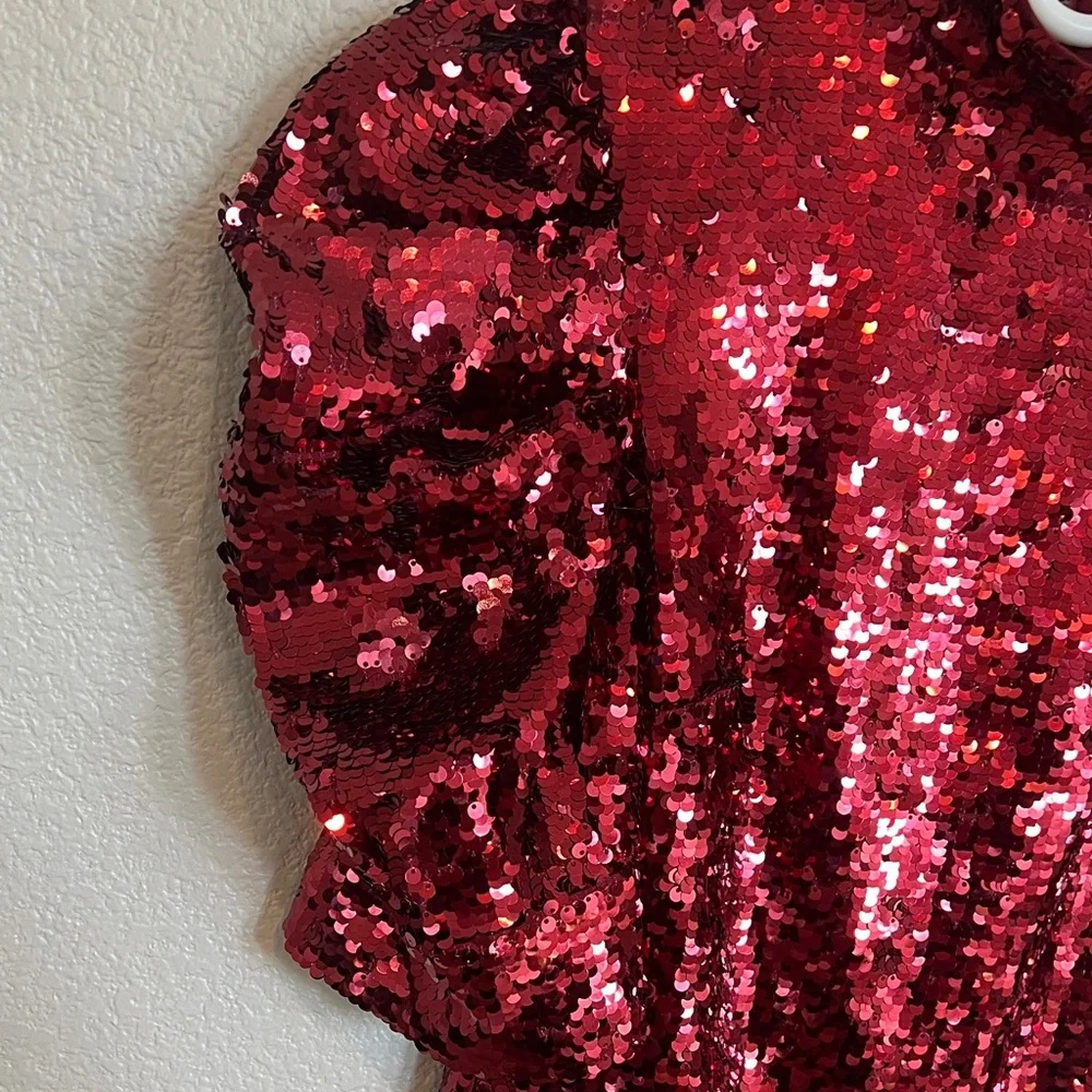 Alice + Olivia Brenna Sequin Bodycon Dress - Picture 6 of 13
